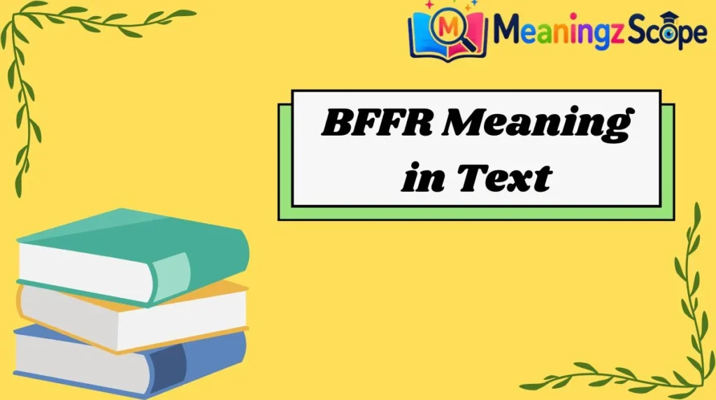 BFFR Meaning in Text