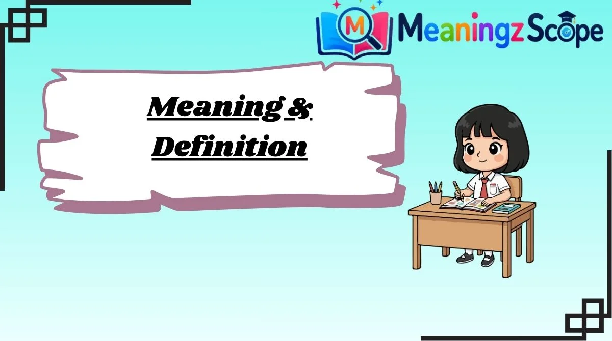 Meaning & Definition Meaning & Definition