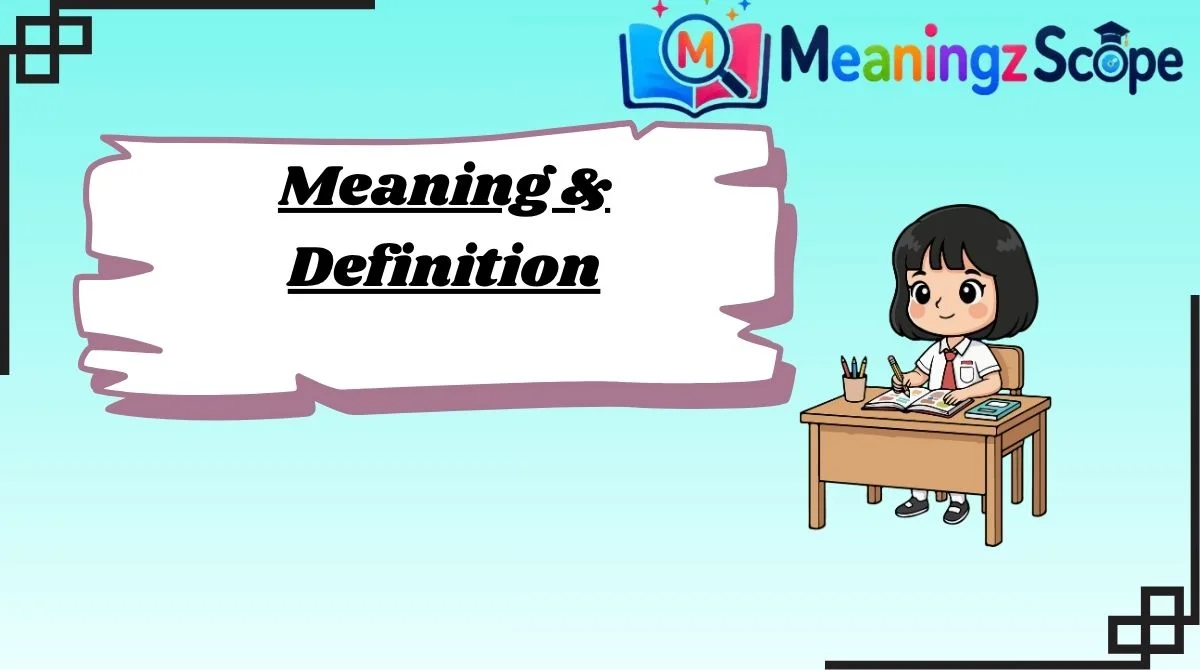 Meaning & Definition Meaning & Definition