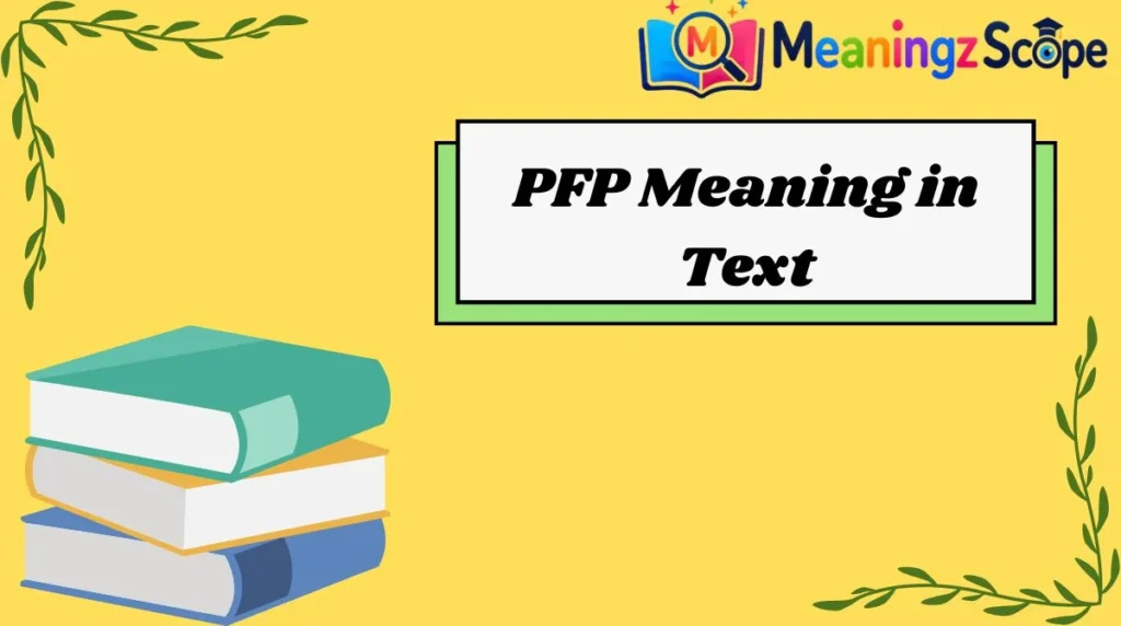 PFP Meaning in Text