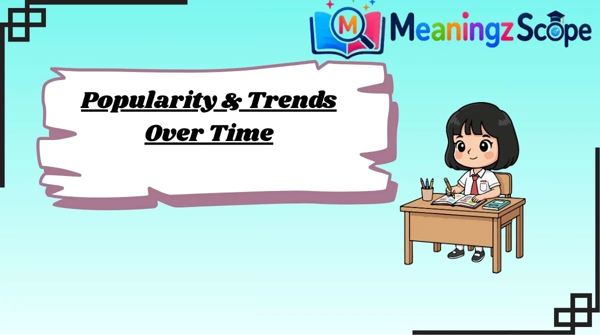Popularity & Trends Over Time Popularity & Trends Over Time