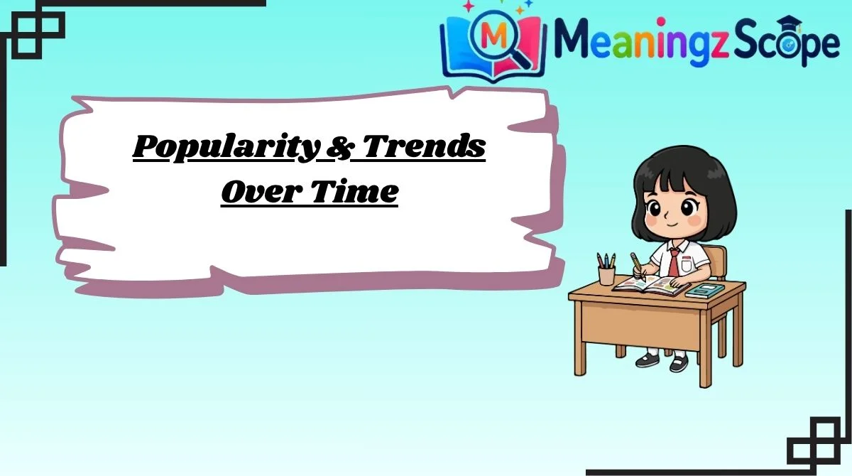 Popularity & Trends Over Time Popularity & Trends Over Time