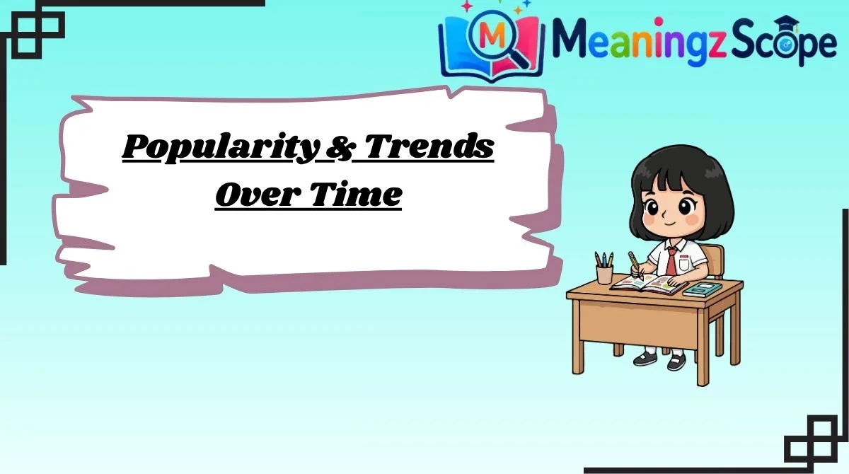 Popularity & Trends Over Time Popularity & Trends Over Time