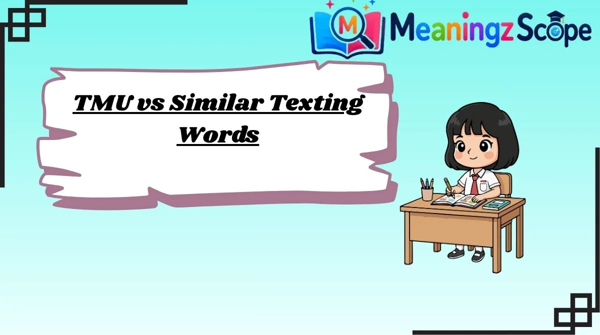 TMU vs Similar Texting Words