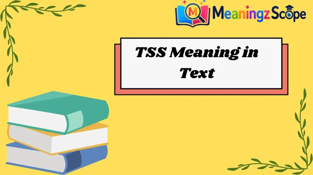 TSS Meaning in Text
