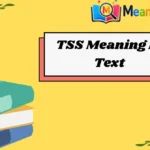 TSS Meaning in Text