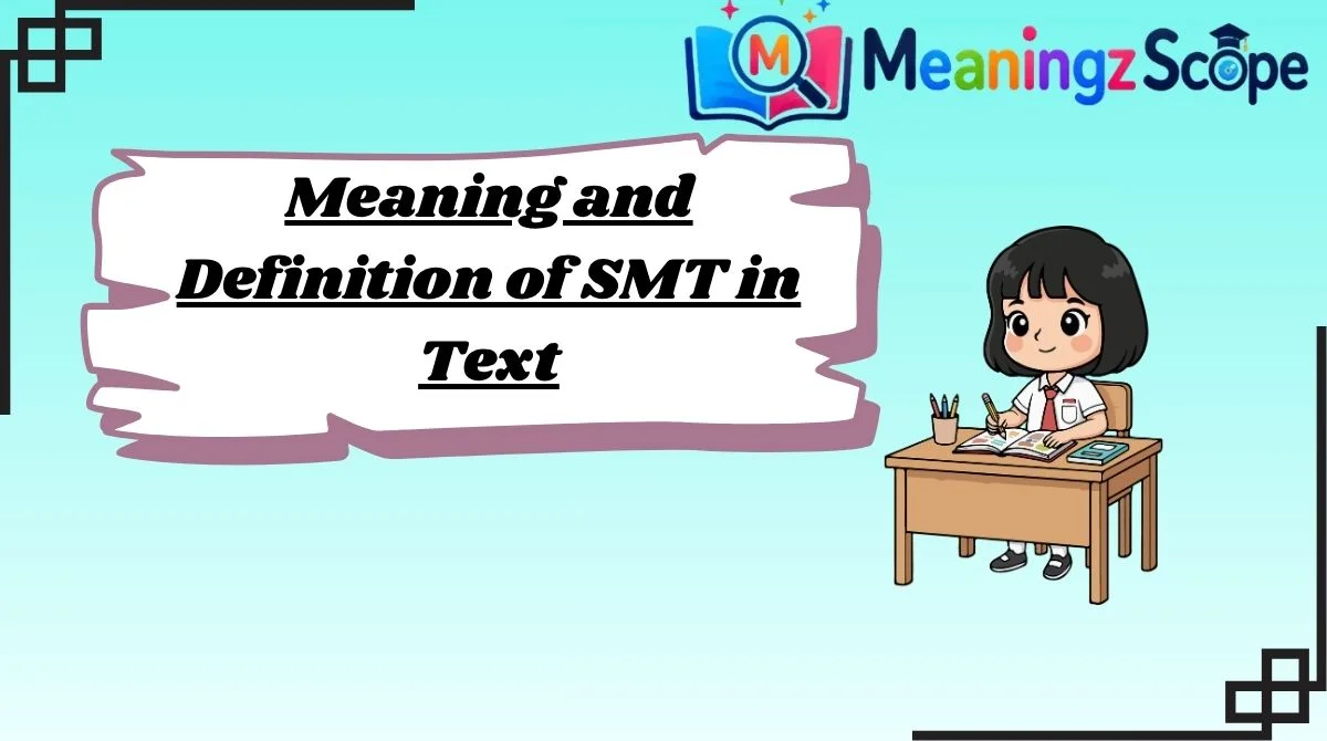 Meaning and Definition of SMT in Text Meaning and Definition of SMT in Text